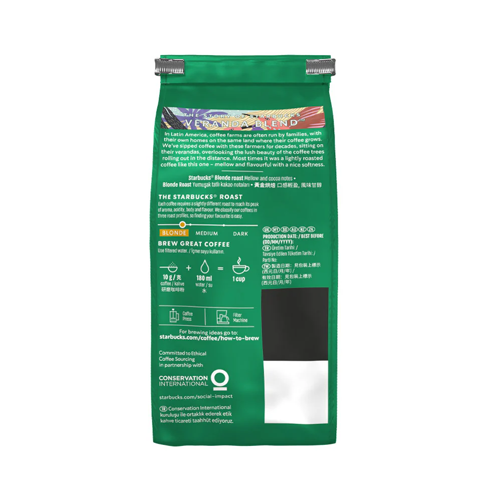 STARBUCKS® Veranda Blend™ (Blonde Roast & Ground Coffee)