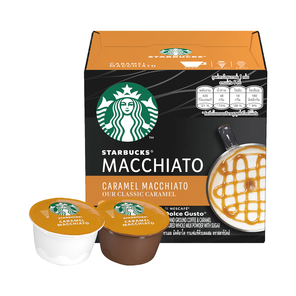 Starbucks® Caramel Macchiato By NESCAFÉ® Dolce Gusto® Starbucks® Caramel Macchiato By NESCAFÉ® Dolce Gusto®