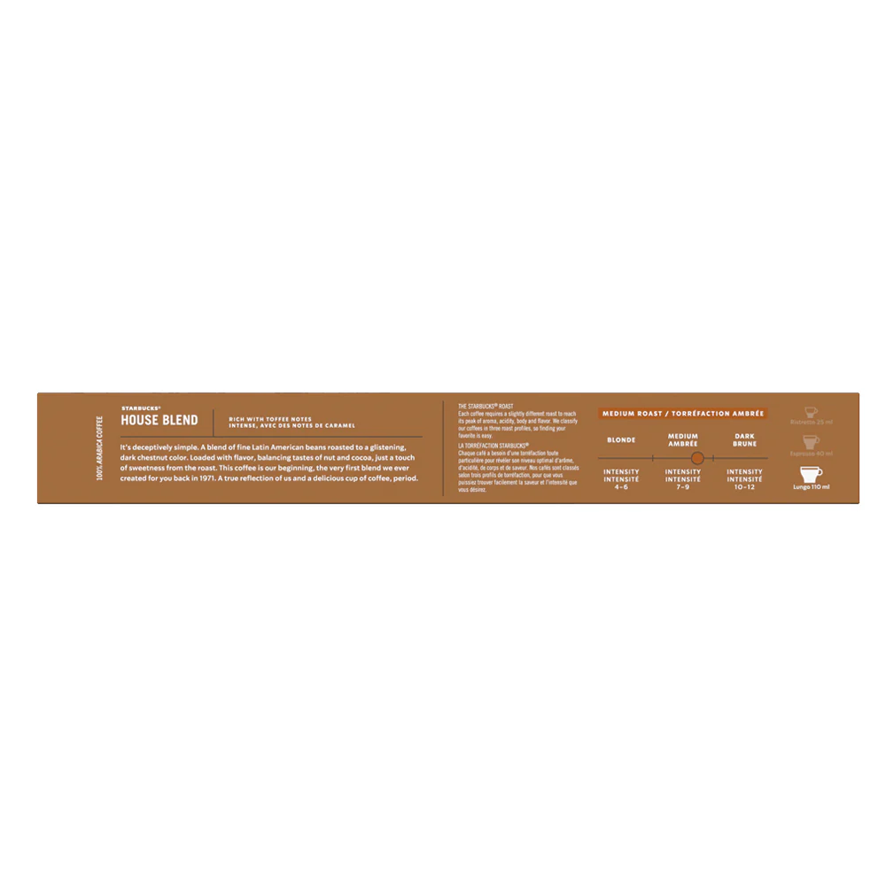 STARBUCKS® House Blend Lungo by Nespresso
