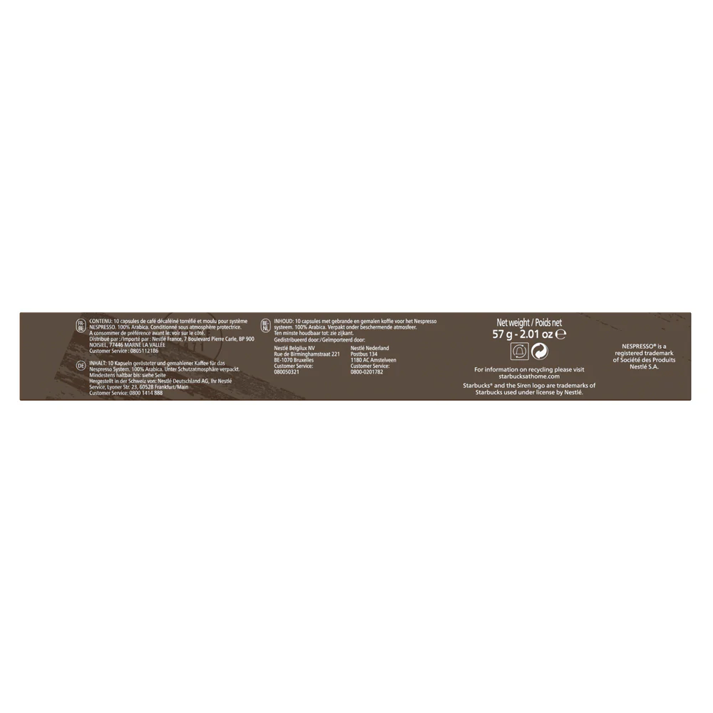STARBUCKS® House Blend Lungo by Nespresso
