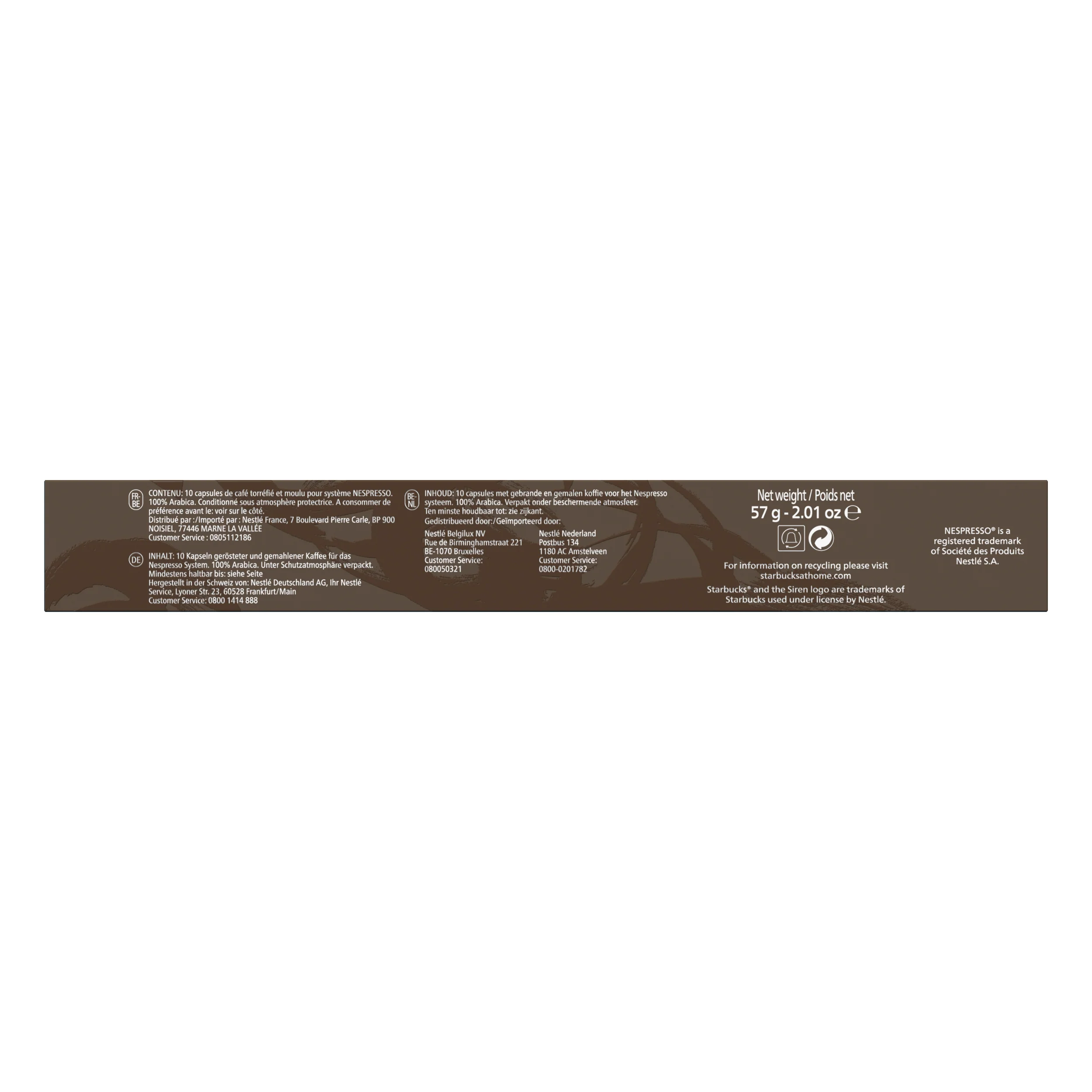 STARBUCKS® Espresso Roast by Nespresso
