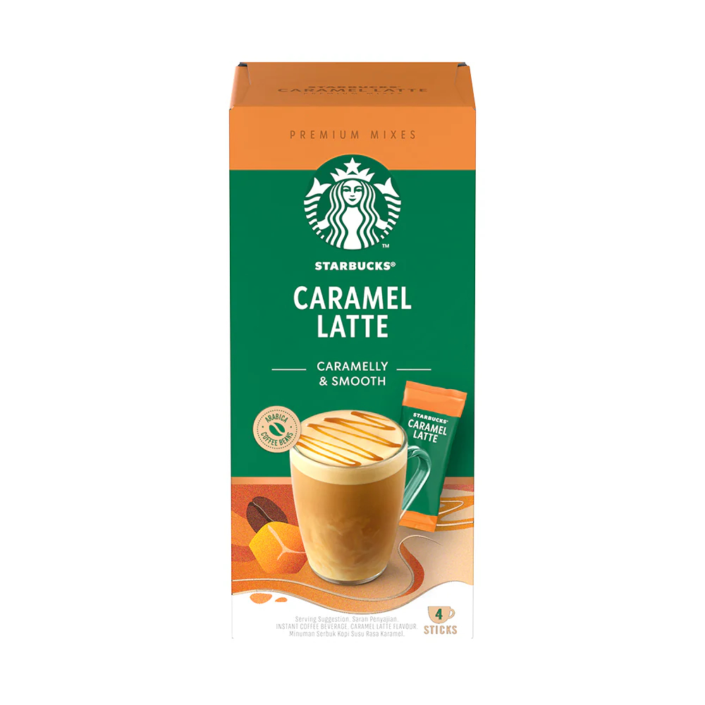 Starbucks® Caramel Latte Premium Instant Coffee