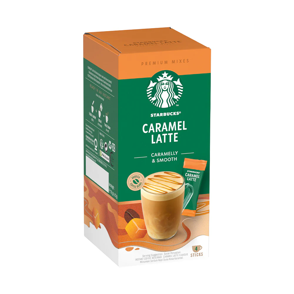 Starbucks® Caramel Latte Premium Instant Coffee