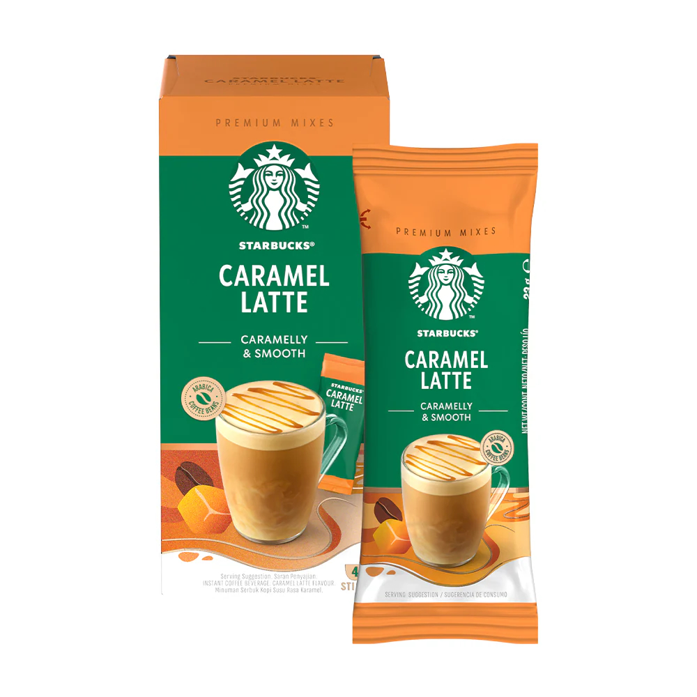 Starbucks® Caramel Latte Premium Instant Coffee