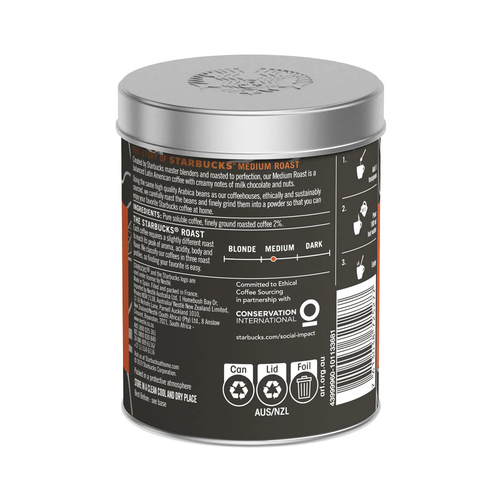 STARBUCKS® Medium Roast - Premium Instant Coffee