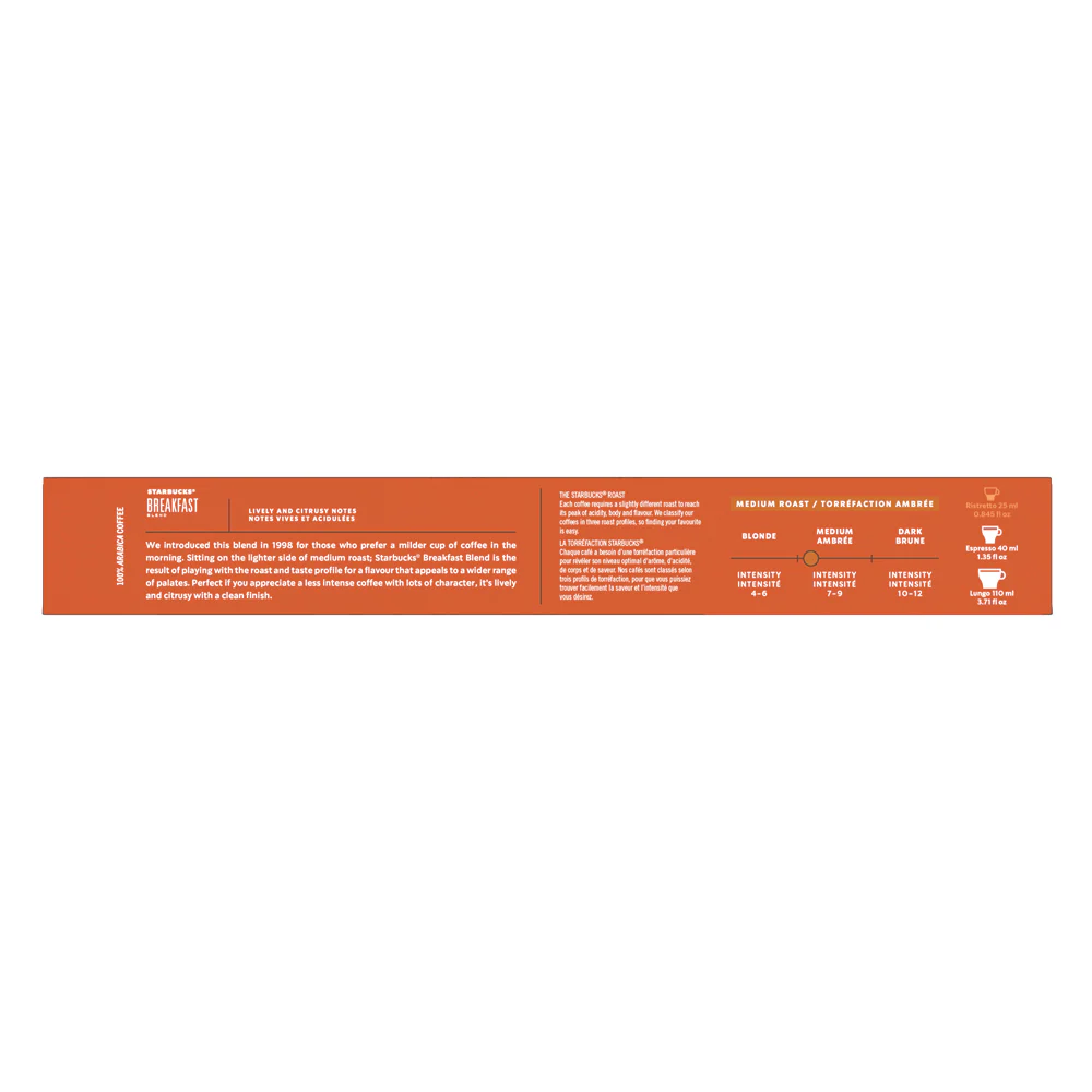 STARBUCKS® Breakfast Blend by Nespresso®