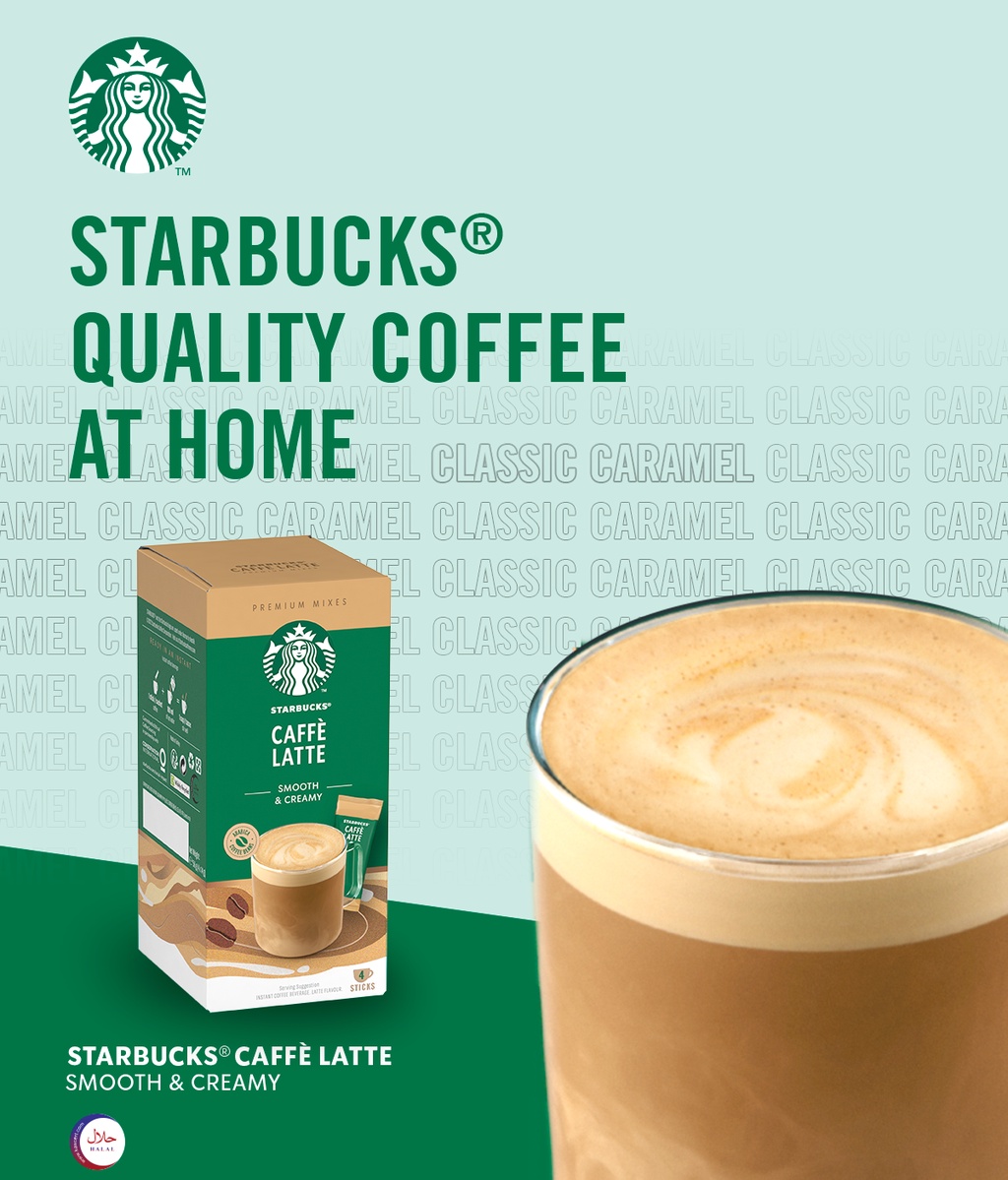 Starbucks® Caffè Latte Premium Instant Coffee