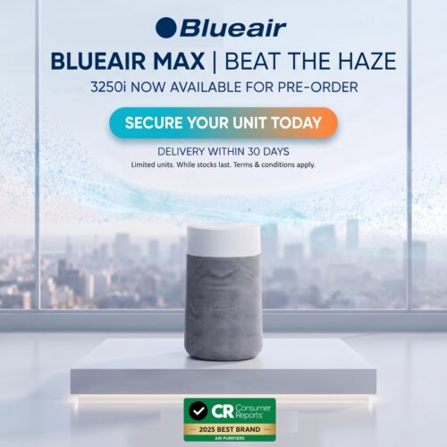 [PRE-ORDER] Blueair Blue Max 3250i Air Purifier [Model: 110085] - Delivery within 30 Days (Strictly No Cancellations)