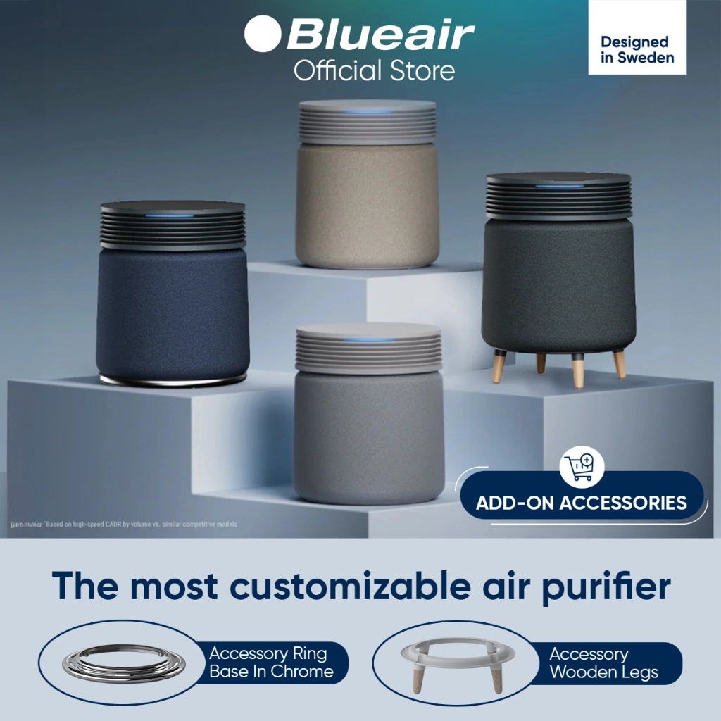 Blueair Blue Signature™ SP4i Accessory Ring Base - Chrome (113410) - Image 5