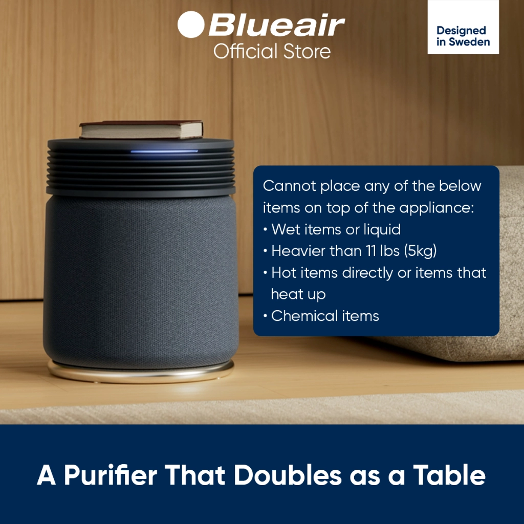 Blueair Blue Signature™ SP4i Accessory Ring Base - Chrome (113410) - Image 3