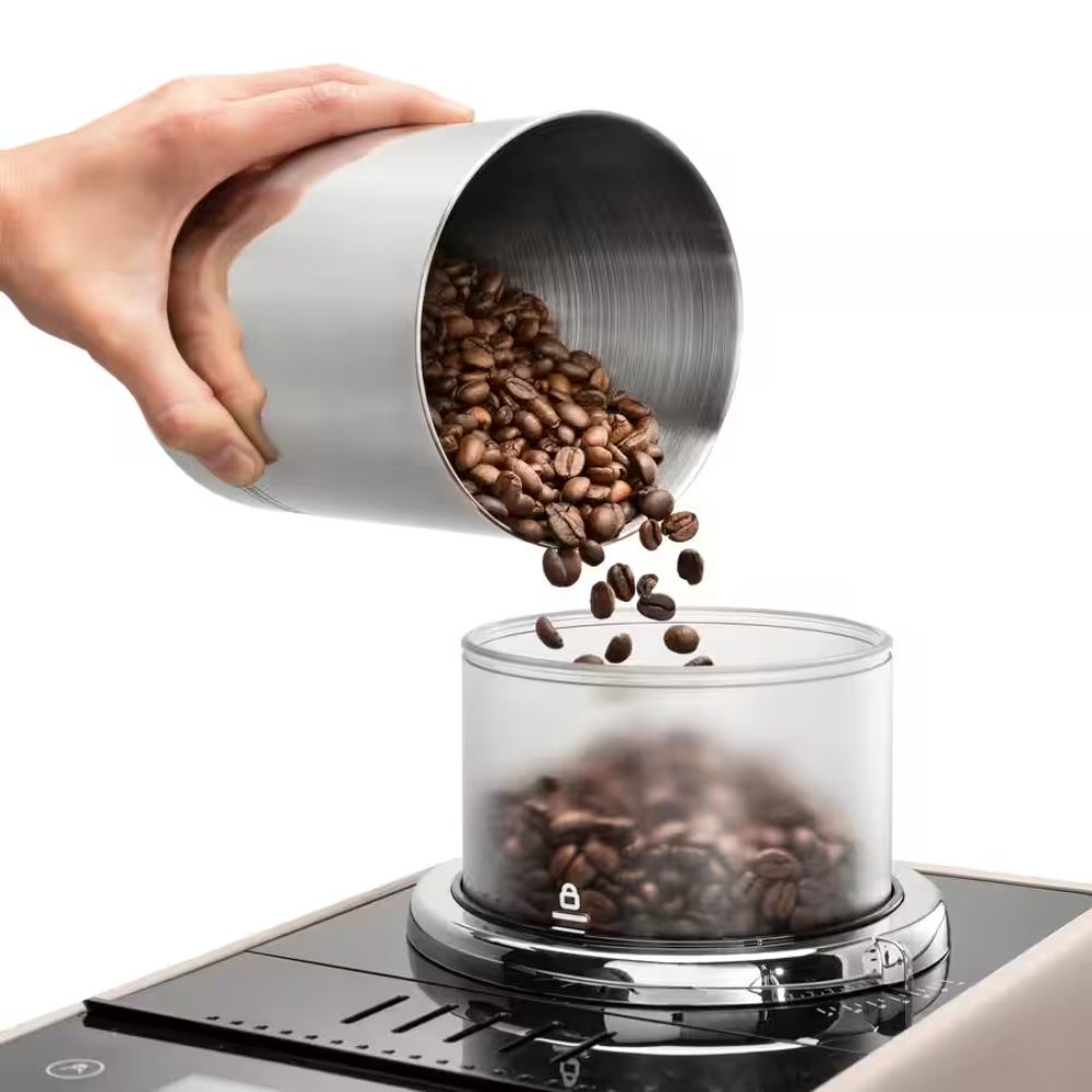 De'Longhi Rivelia l Fully Automatic Espresso Coffee Machine with Milk Frother – Sand Beige - Image 3