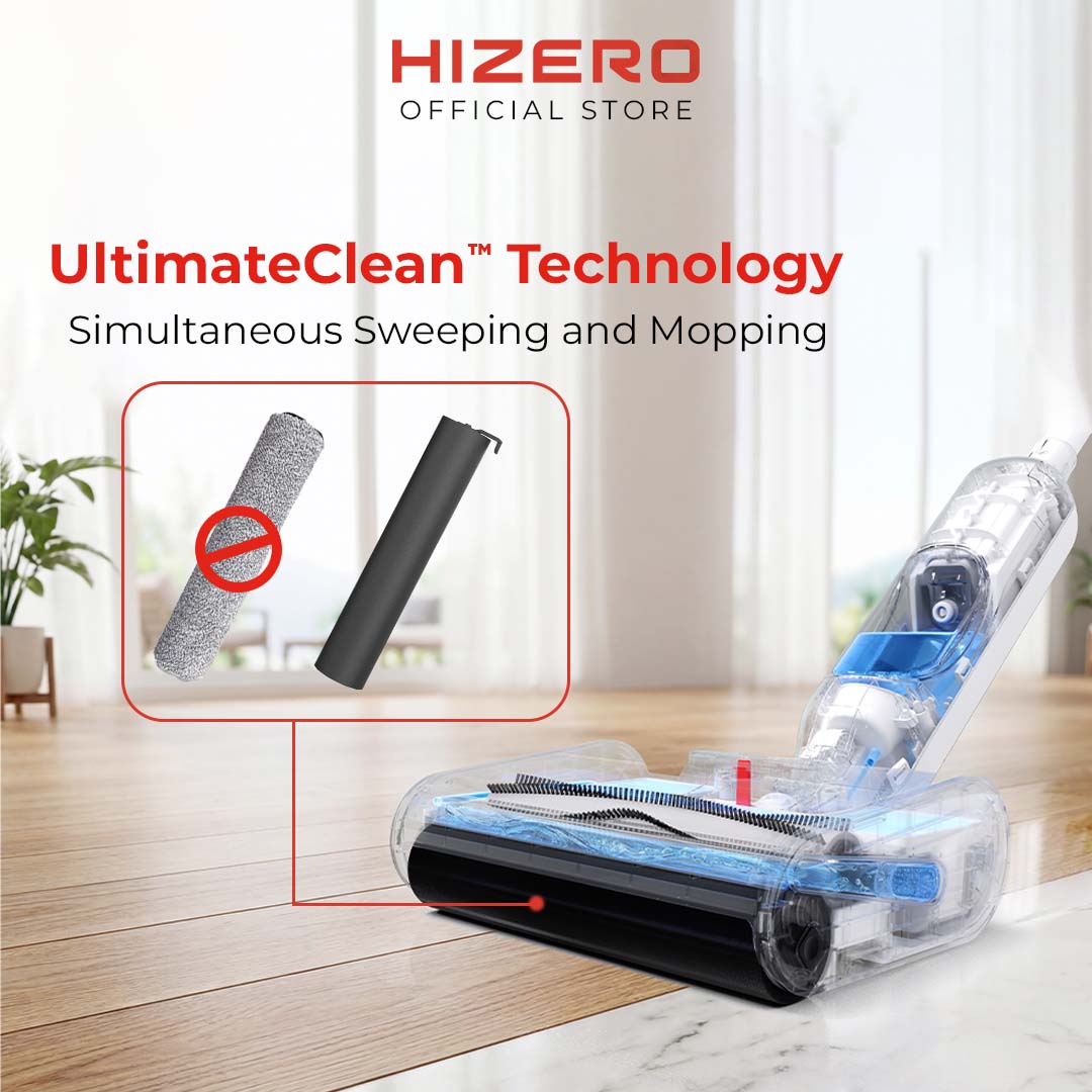 Hizero F200 Bionic All-in-One Cordless Hard Floor Cleaner | Sweeps, Mops & Self-Cleans - Image 7