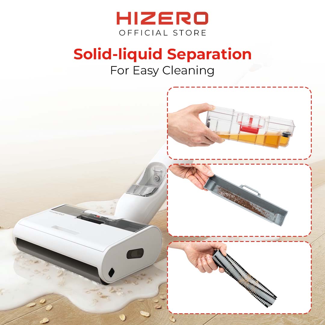 Hizero F200 Bionic All-in-One Cordless Hard Floor Cleaner | Sweeps, Mops & Self-Cleans - Image 6