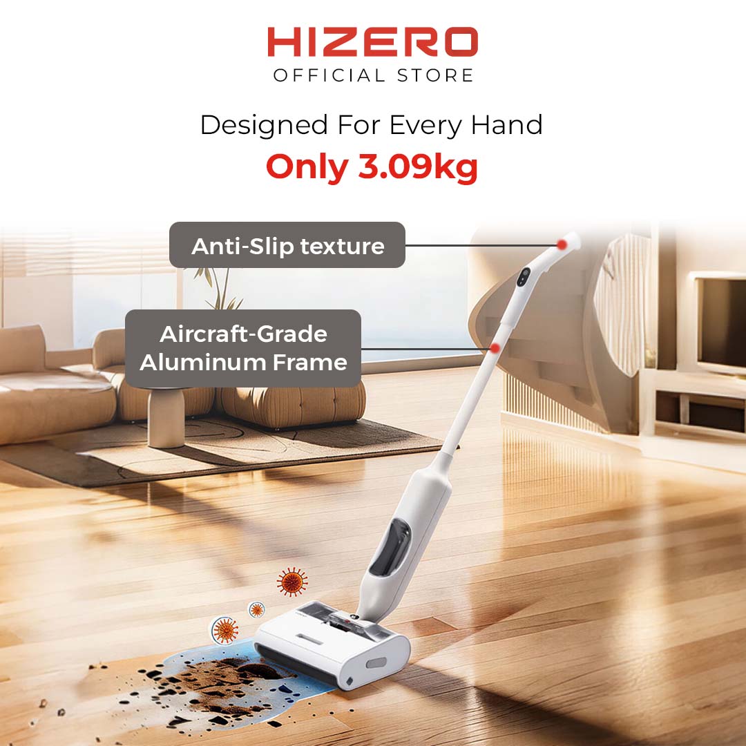 Hizero F200 Bionic All-in-One Cordless Hard Floor Cleaner | Sweeps, Mops & Self-Cleans - Image 4