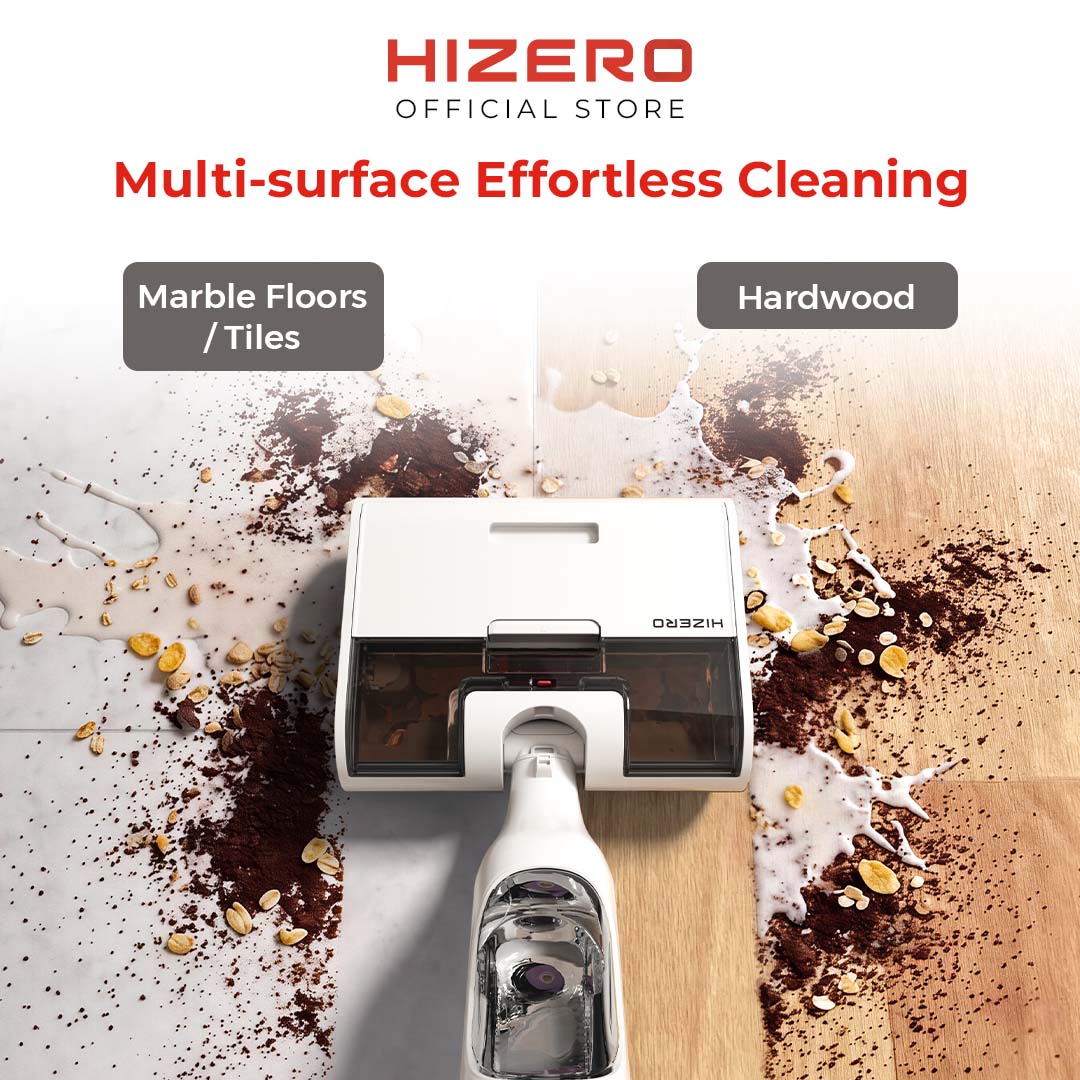 Hizero F200 Bionic All-in-One Cordless Hard Floor Cleaner | Sweeps, Mops & Self-Cleans - Image 3