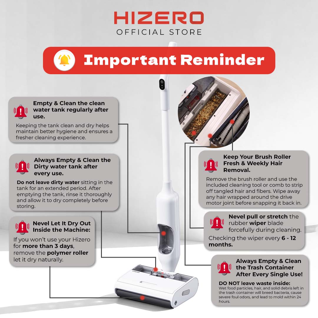 Hizero F200 Bionic All-in-One Cordless Hard Floor Cleaner | Sweeps, Mops & Self-Cleans - Image 10