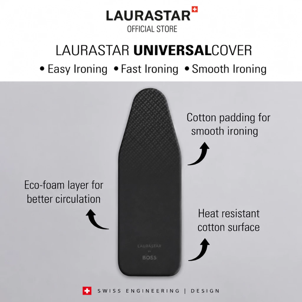 Laurastar BY BOSS Universal Ironing Board Cover - Fits All Boards - Image 4